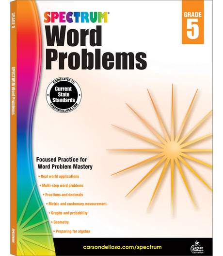 Word Problems, Grade 5: Volume 78 -- Spectrum, Paperback
