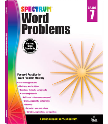 Word Problems, Grade 7: Volume 80 -- Spectrum, Paperback
