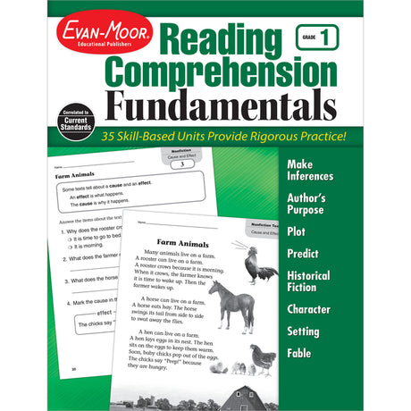 Reading Comprehension Fundamentals, Grade 1 -- Evan-Moor Educational Publishers, Paperback
