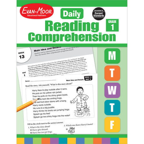 Daily Reading Comprehension, Grade 1 Te -- Evan-Moor Educational Publishers, Paperback