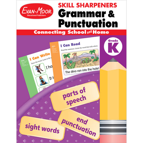 Skill Sharpeners: Grammar and Punctuation, Grade K -- Evan-Moor Educational Publishers, Paperback