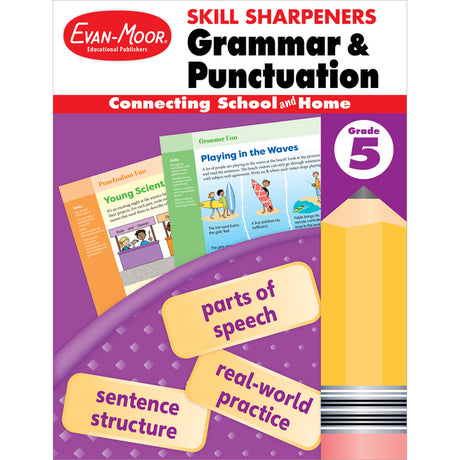 Skill Sharpeners: Grammar and Punctuation, Grade 5 -- Evan-Moor Educational Publishers, Paperback