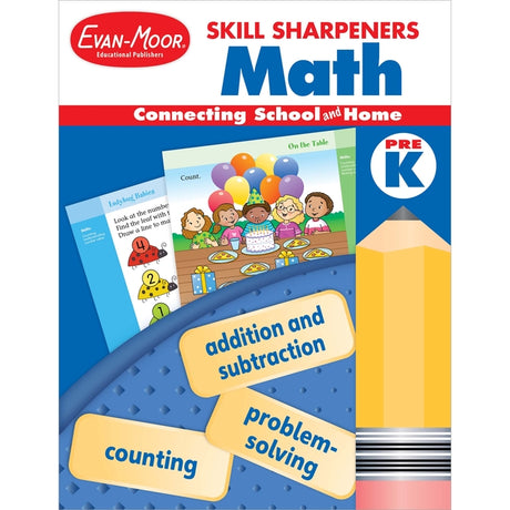 Skill Sharpeners: Math, Grade Prek -- Evan-Moor Educational Publishers, Paperback