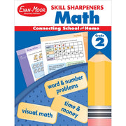 Skill Sharpeners: Math, Grade 2 by Evan-Moor Educational Publishers