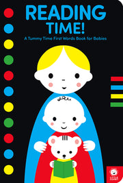 Reading Time!: A Tummy Time First Words Book for Babies by Books, Mama Makes
