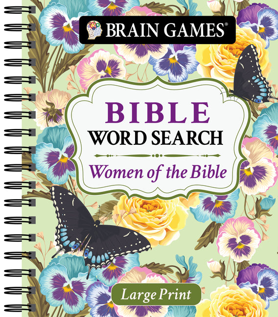 Brain Games - Large Print Bible Word Search: Women of the Bible -- Publications International Ltd, Spiral