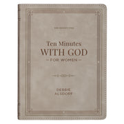 Devotional 10 Minutes with God for Women Faux Leather by Christian Art Gifts