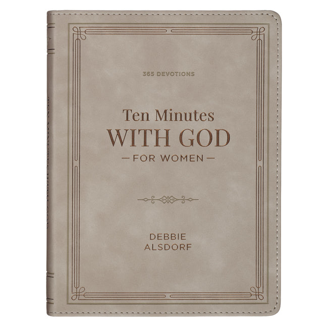 Devotional 10 Minutes with God for Women Faux Leather by Christian Art Gifts