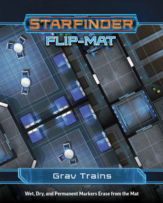 Starfinder Flip-Mat: Grav Trains by Mammoliti, Damien