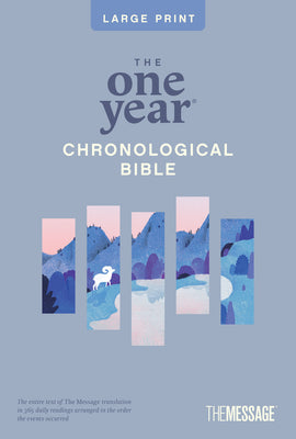 The One Year Chronological Bible the Message, Large Print Thinline Edition (Softcover) by Peterson, Eugene H.