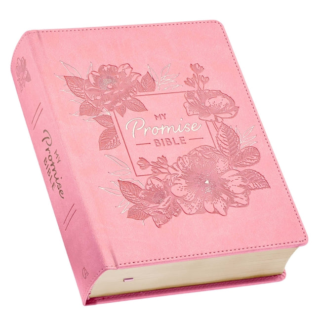 KJV My Promise Bible (Faux Leather Hardcover, Pink) -- Christian Art Gifts, Bible