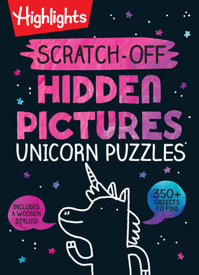 Scratch-Off Hidden Pictures Unicorn Puzzles -- Highlights, Spiral