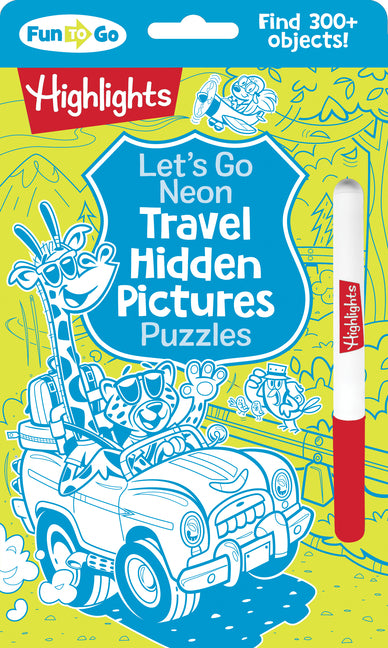 Let's Go Neon Travel Hidden Pictures Puzzles -- Highlights, Paperback