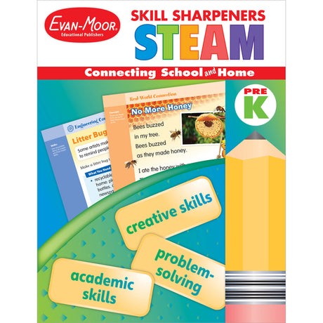 Skill Sharpeners: Steam, Grade Prek -- Evan-Moor Educational Publishers, Paperback