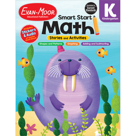 Smart Start: Math Stories and Activities, Grade K -- Evan-Moor Educational Publishers, Paperback