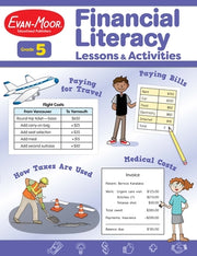 Financial Literacy Lessons and Activities, Grade 5 - Teacher Resource by Evan-Moor Corporation