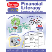 Financial Literacy Lessons and Activities, Grades 6-8 - Teacher Resource by Evan-Moor Corporation