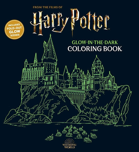 Harry Potter Glow-In-The-Dark Coloring Book -- Editors of Thunder Bay Press, Paperback
