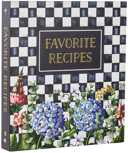 Deluxe Recipe Binder - Favorite Recipes (Hydrangea) - Write in Your Own Recipes -- New Seasons, Hardcover