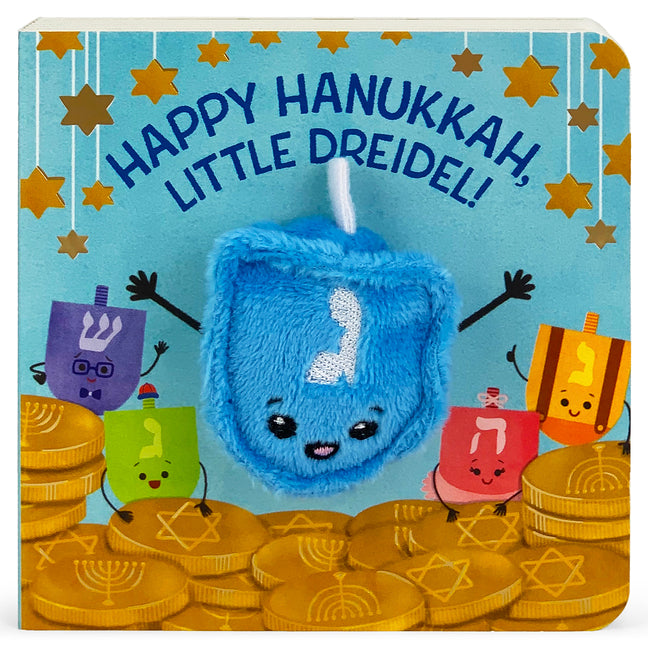 Happy Hanukkah, Little Dreidel Puppet Book by Puffinton, Brick