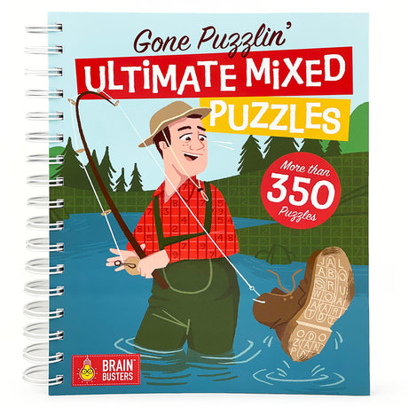 Gone Puzzlin' Ultimate Mixed Puzzles -- Parragon Books, Paperback