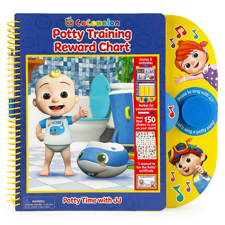 Cocomelon Potty Training Reward Chart -- Cottage Door Press, Spiral