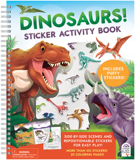 Dinosaurs! Sticker Activity Book -- Cottage Door Press, Other