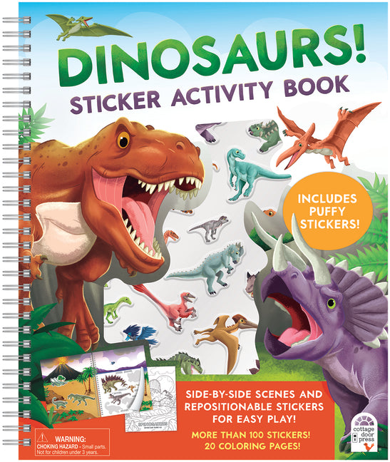 Dinosaurs! Sticker Activity Book by Cottage Door Press