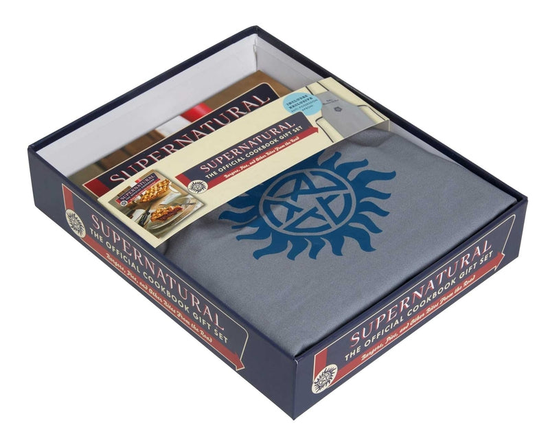 Supernatural: The Official Cookbook Gift Set Edition: Burgers, Pies, and Other Bites from the Road [With Apron] -- Julie Tremaine, Hardcover
