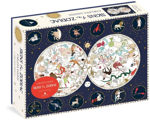 Signs of the Zodiac 1,000-Piece Puzzle by Santos, Carlota
