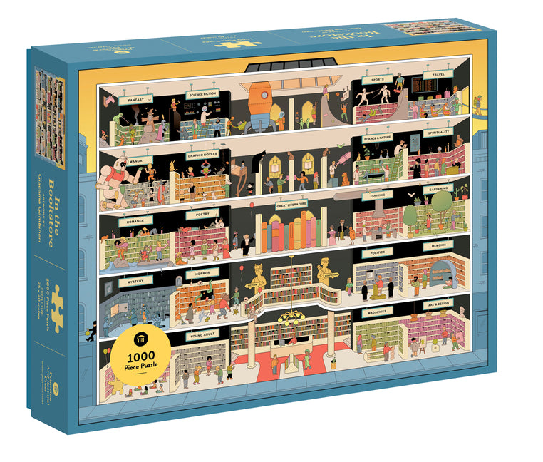 In the Bookstore: 1000 Piece Puzzle -- Giacomo Gambineri, Other
