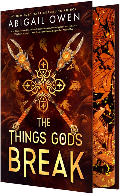 The Things Gods Break: A High-Stakes Greek Gods Romantasy -- Abigail Owen, Hardcover