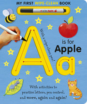 A is for Apple Wipe-Clean: My First Wipe-Clean Book by Tiger Tales