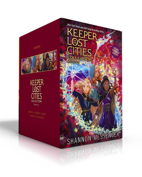 Keeper of the Lost Cities Collection Books 6-9 (Boxed Set): Nightfall; Flashback; Legacy; Unlocked Book 8.5; Stellarlune -- Shannon Messenger, Paperback