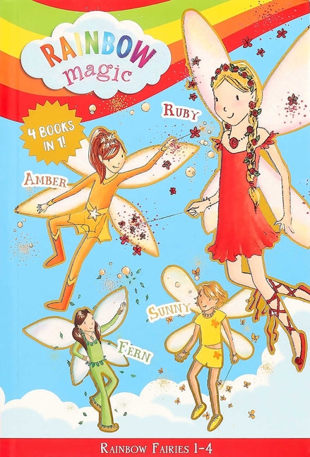 Rainbow Magic Rainbow Fairies: Books #1-4: Ruby the Red Fairy, Amber the Orange Fairy, Sunny the Yellow Fairy, Fern the Green Fairy -- Daisy Meadows, Paperback