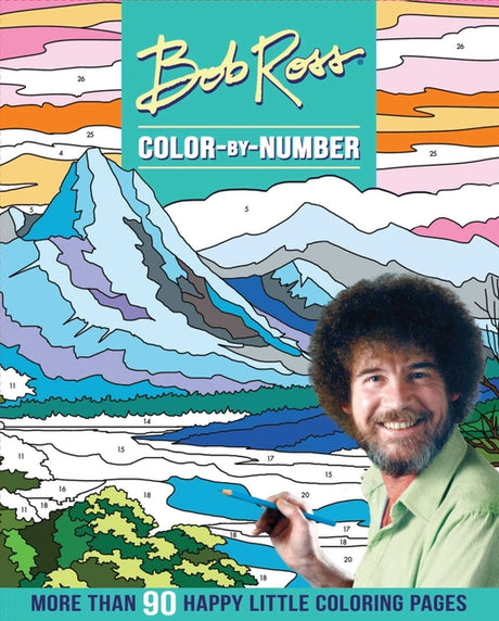Bob Ross Color-By-Number -- Editors of Thunder Bay Press, Paperback