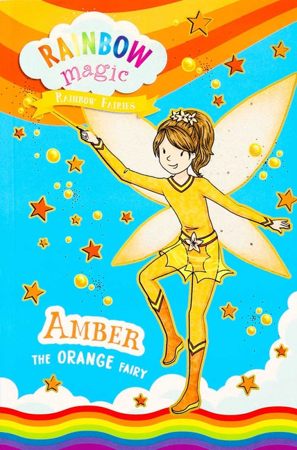 Rainbow Magic Rainbow Fairies Book #2: Amber the Orange Fairy -- Daisy Meadows, Paperback