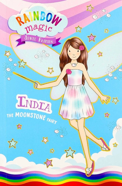 Rainbow Magic Jewel Fairies #1: India the Moonstone Fairy -- Daisy Meadows, Paperback