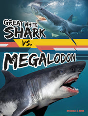 Great White Shark vs. Megalodon by Hofer, Charles C.