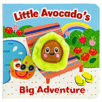 Little Avocado's Big Adventure Puppet Book -- Cottage Door Press, Board Book