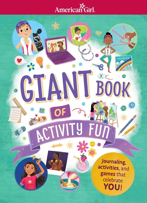 American Girl: Giant Book of Activity Fun: Brain Busters, Quizzes, Creative Activities, and More! -- American Girl, Paperback