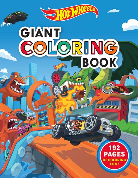 Hot Wheels: Giant Coloring Book -- Mattel, Paperback