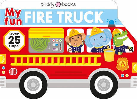 My Fun Flap Book: My Fun Fire Truck -- Roger Priddy, Board Book
