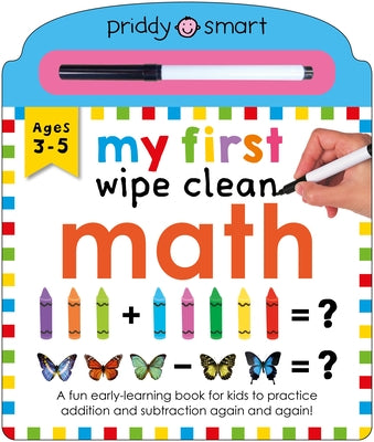 Math (My First Wipe Clean) -- Roger Priddy, Board Book