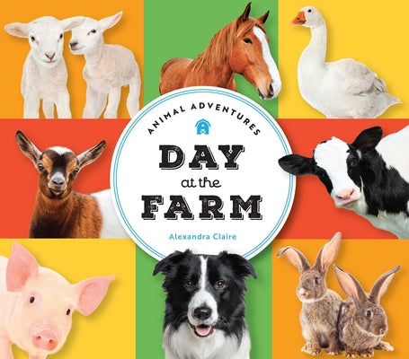 Animal Adventures: Day at the Farm -- Alexandra Claire, Board Book