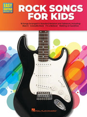 Rock Guitar Songs for Kids: Easy Guitar with Notes & Tab Songbook by Hal Leonard Publishing Corporation