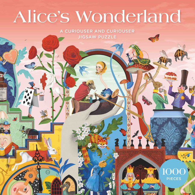 Alice's Wonderland 1000 Piece Puzzle: A Curiouser and Curiouser Jigsaw Puzzle -- Brett Ryder, Board Games