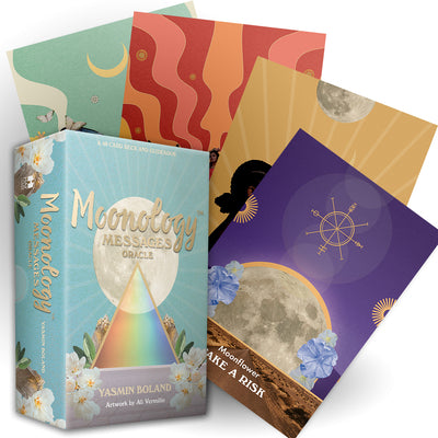 Moonology(tm) Messages Oracle: A 48-Card Deck and Guidebook by Boland, Yasmin