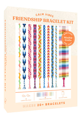 Mindful Crafts: Calm Vibes Friendship Bracelet Kit by Chronicle Books