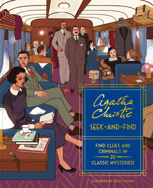 Agatha Christie Seek-And-Find: Find Clues and Criminals in 20 Classic Mysteries! -- Chronicle Books, Paperback